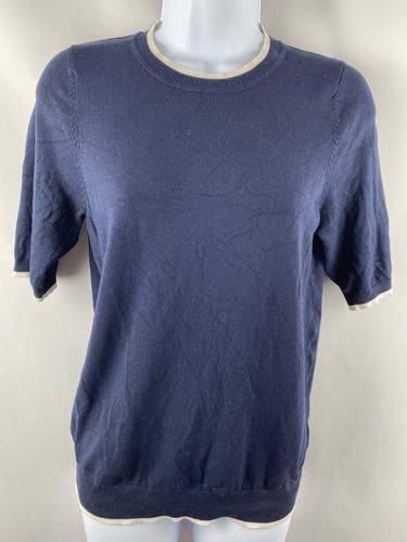 Navy blue contrast trim - blue,