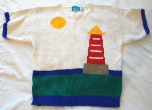 Vintage lighthouse knit - vintage,
