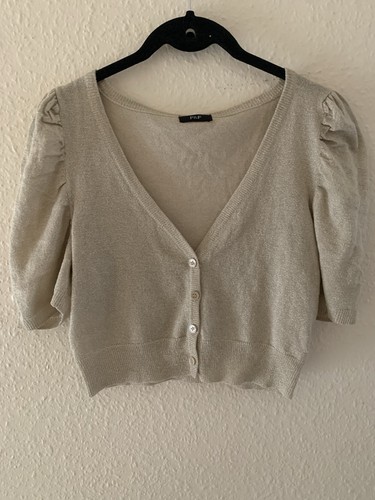 Gold cream shiny - cream, sleeved