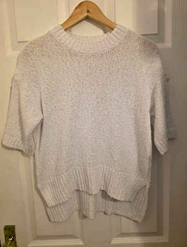Cream knit crew neck - tu,
