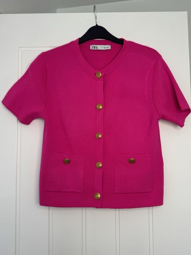 Zara pink knit crew neck - zara,