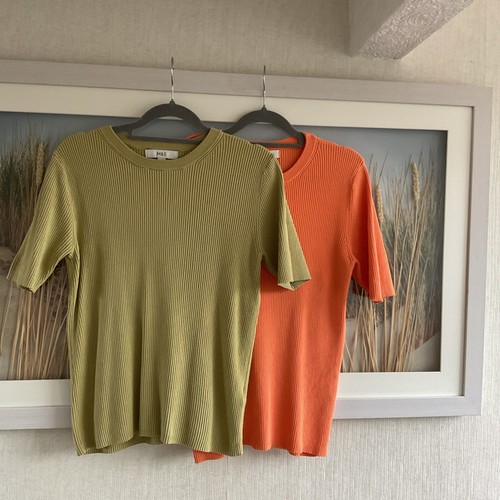 Short sleeve ribbed - sleeve,