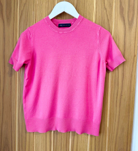 Collection pink knit crew - pink,