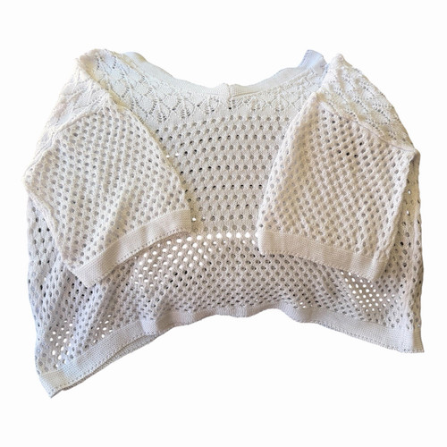 Women white open - women's, open-knit