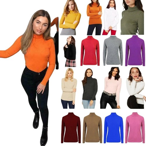 Ladies high polo roll neck - ladies,