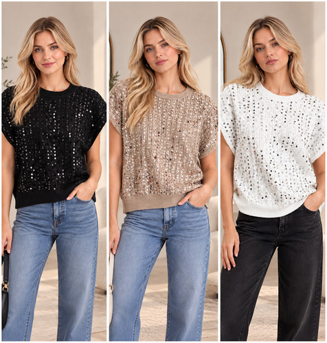 Womens pearl sleeve - pearl, jumper