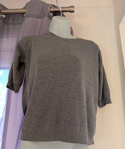 Atmosphere grey knit crew - atmosphere,