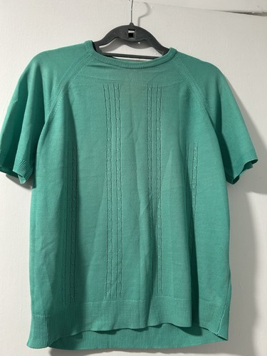 Turquoise green knitted short - turquoise,
