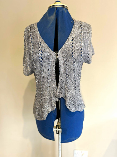 Next silver sequin - next, open-knit
