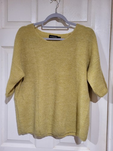 Women yellow short sleeve