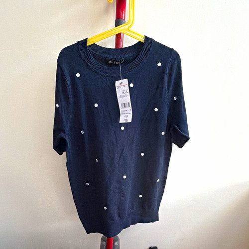 Women navy cotton knit - navy,