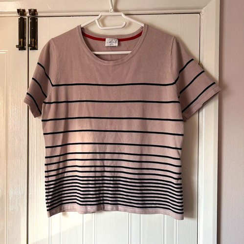 Eastex beige black striped - black,