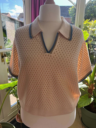 Women beige open knit - beige, open-knit