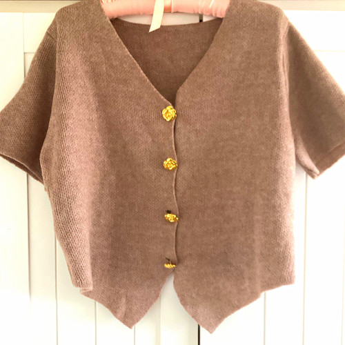 Women plus brown - plus, v-neck