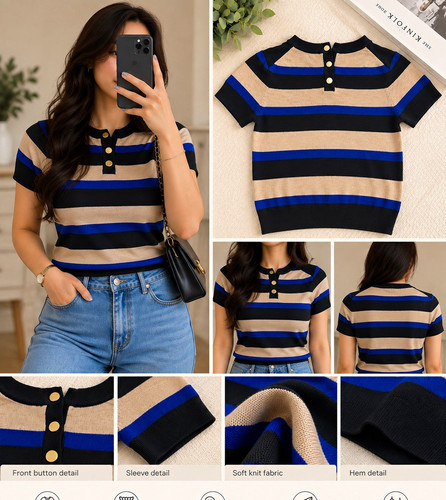 Women nylon knit striped - women’s,