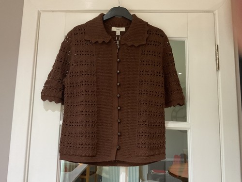 Short sleeve crochet - short,