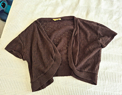 Vintage 90s brown - brown, pointelle