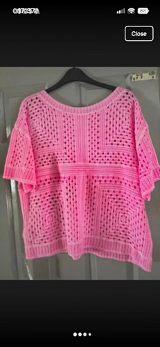 Next pink open knit short - next,