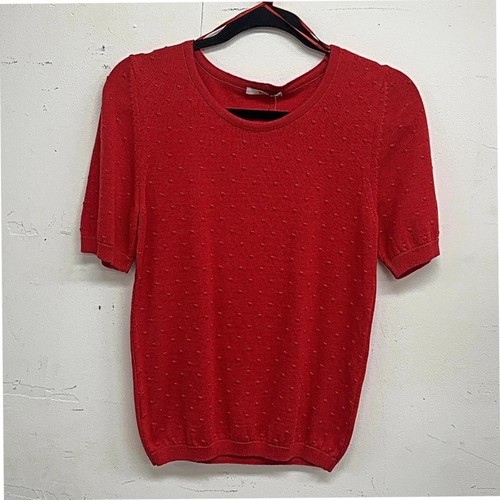 Sweater red textured - sweater, 10