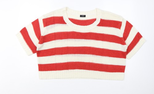 Women red cream striped - women,