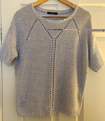George womens blue - sequin, knit