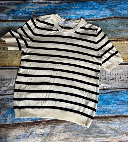 Primark black white striped - black,