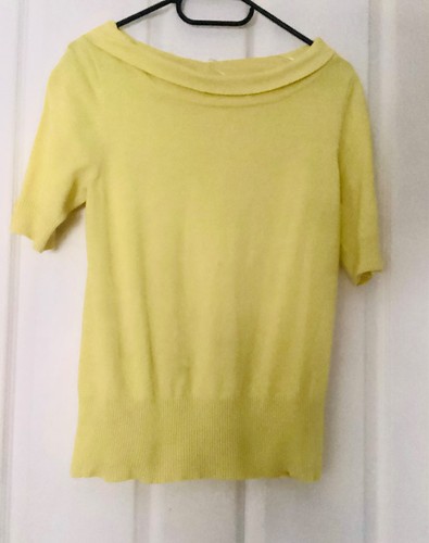 Lemon short sleeve jumper - sleeve,