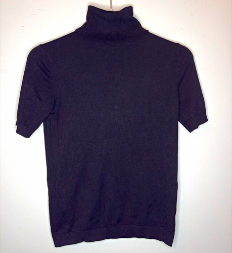 Mng black viscose knit - black,
