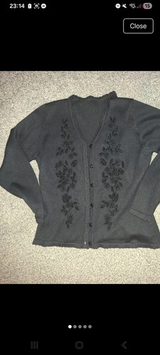 Black short cardigan size - black,