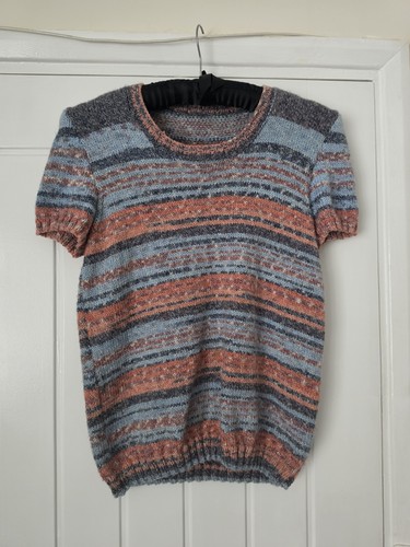 Handmade hand knitted striped - handmade,