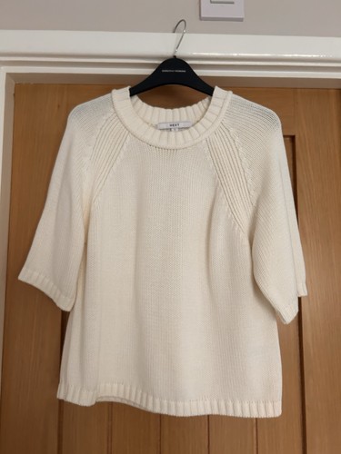 Next cream knitted - next, jumper