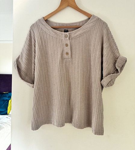 Emery rose beige cable - beige, cable-knit