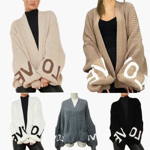 Women chunky knitted oversize - women,