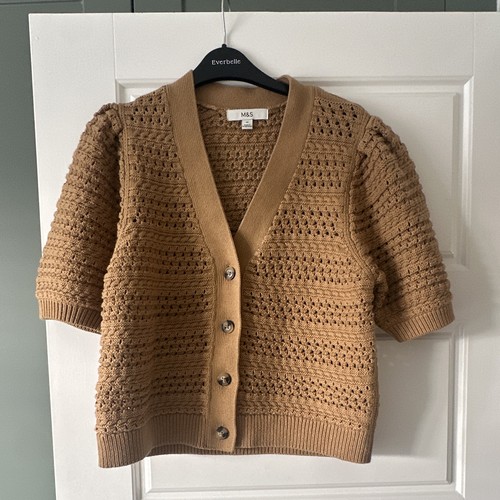 Women brown knit v - brown,