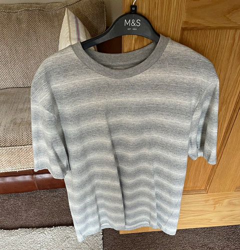 River island grey - river, striped