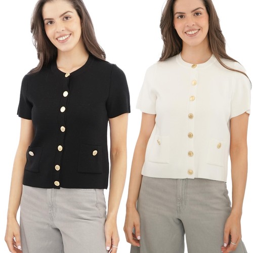 Womens gold button - m&s,