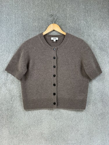 Cos jumper womens brown wool - cos,