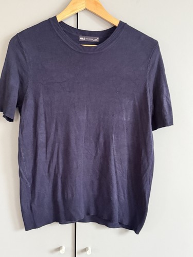 Collection navy fine knit - m&s,