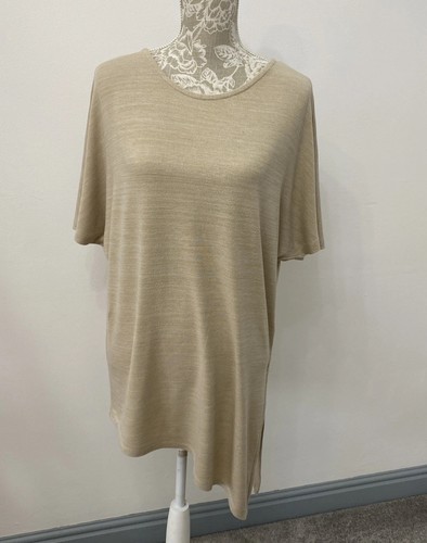 Fine knit side - side, beige