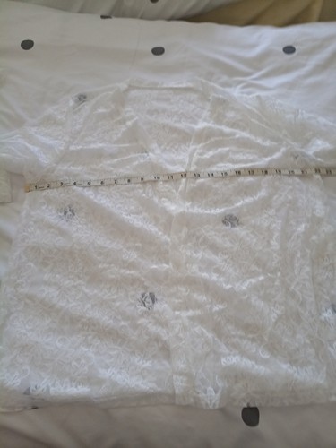 White edge lace - white, to