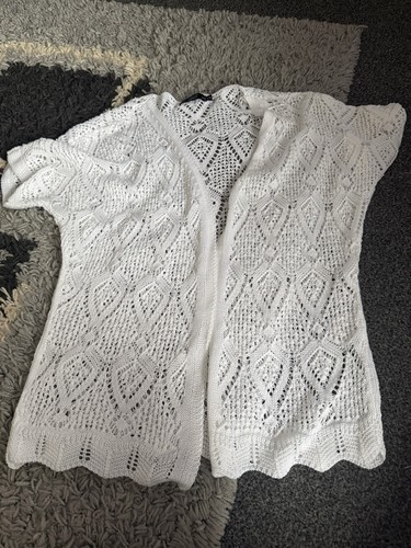 Knitted short sleeve - sleeve, cardigan