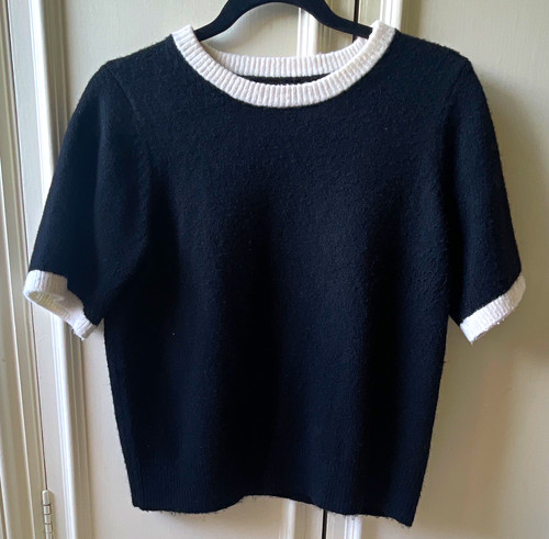 Women black white - black/white, knit