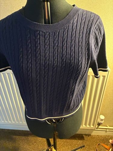 Women navy crew neck - navy,