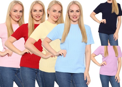 Short sleeve top - sleeve, ladies