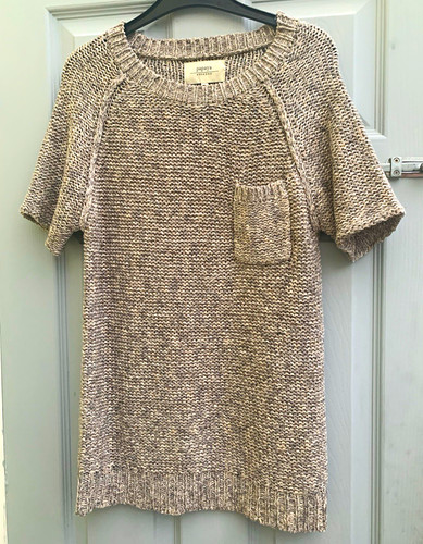 Papaya beige knit crew neck - knit,