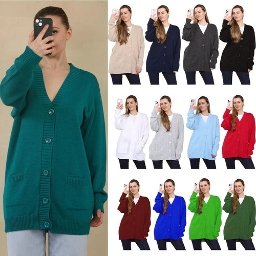 Womens girls plain knitted - girls,