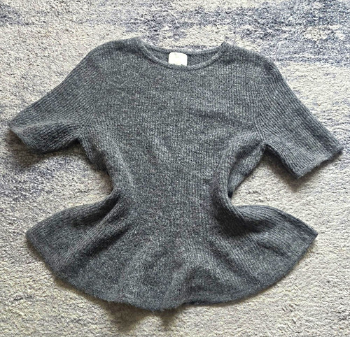 Grey knit crew - grey,