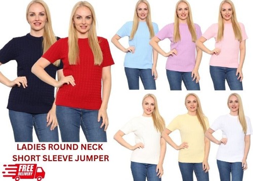 Women knitted short sleeve - women's,
