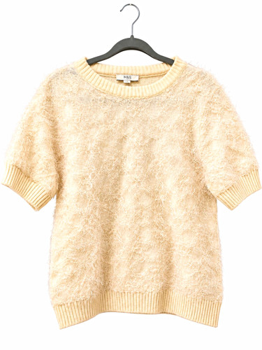 Ivory faux fur - m&s,