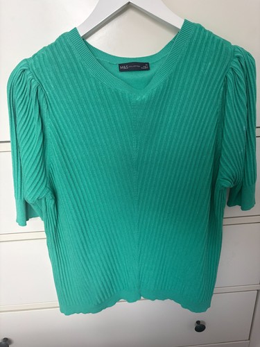 Spearmint green ribbed - green,